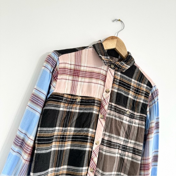 Rails Brando Top in Chelsea Plaid patchwork multicolored print - Picture 4 of 10